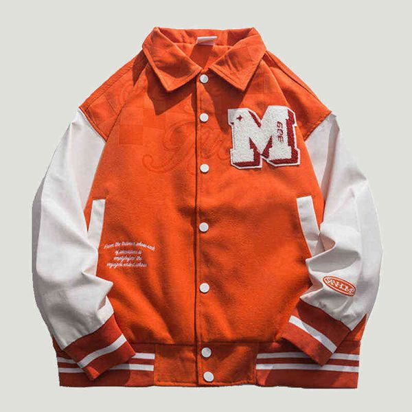 baseball spring oversized jackets mens hip hop harajuku letter embroidery patchwork pu leather sleeve varsity jacket couple blue t220728, Black;brown
baseball spring oversized jackets mens hip hop harajuku letter embroidery patchwork pu leather sleeve varsity jacket couple blue t220728, Black;brown
