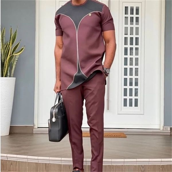 african clothing for man shirts and pants 2 pieces patchwork short sleeves round neck men s fashion casual business suit 4xl 220621, Gray
african clothing for man shirts and pants 2 pieces patchwork short sleeves round neck men s fashion casual business suit 4xl 220621, Gray