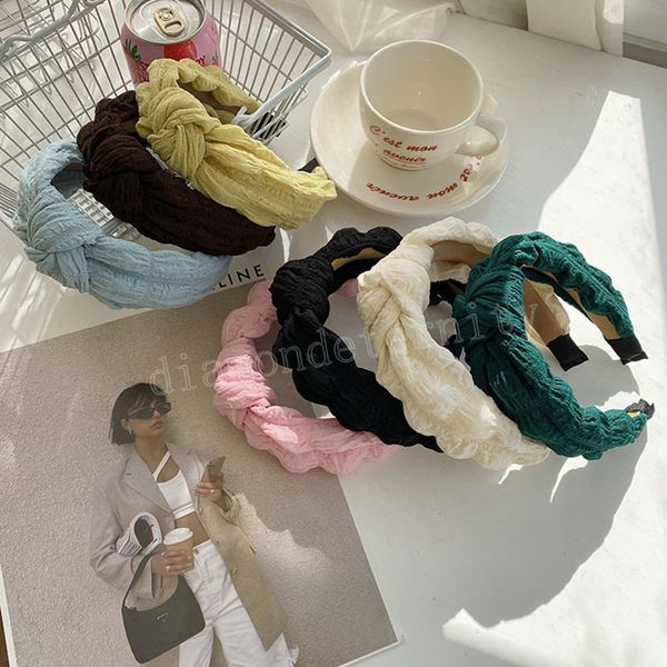 solid color fabric pleated knotted headbands fashion hair accessories women trend cute sweet hairband spring new hair hoop girl, Silver
solid color fabric pleated knotted headbands fashion hair accessories women trend cute sweet hairband spring new hair hoop girl, Silver