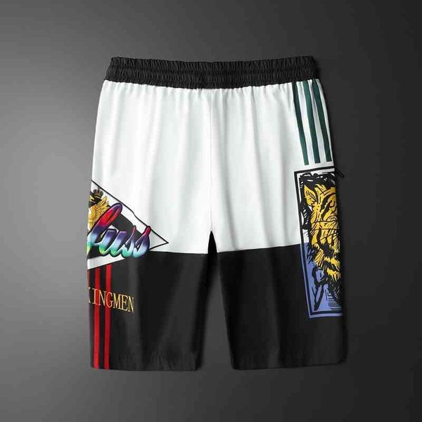 men's fashion trend new personality casual brand shorts wholesale summer quality sports slim fit printed pants, White;black
men's fashion trend new personality casual brand shorts wholesale summer quality sports slim fit printed pants, White;black