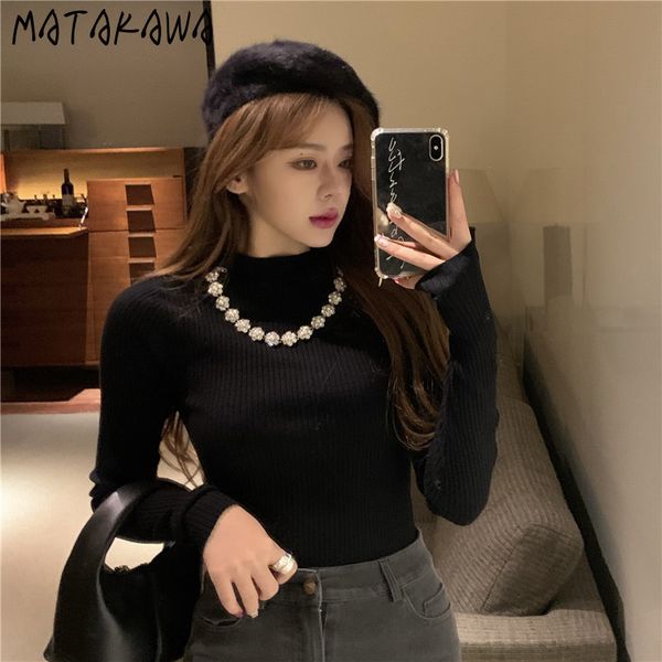 halfhigh collar bottoming womens pullovers wear clothes slim sweater women long sleeve 210506, White;black
halfhigh collar bottoming womens pullovers wear clothes slim sweater women long sleeve 210506, White;black