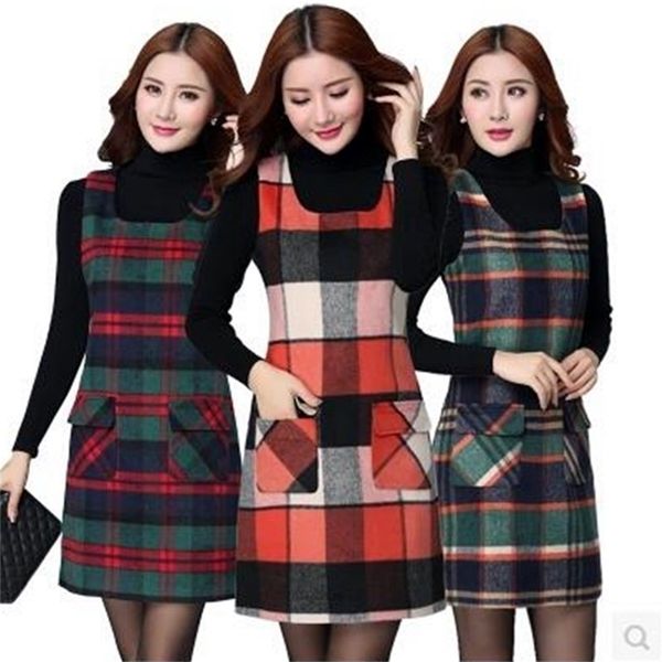 women dress fashion large multipocket autumn winter dresses primer slim sleeveless wool vest dresses for women 201008, White;black
women dress fashion large multipocket autumn winter dresses primer slim sleeveless wool vest dresses for women 201008, White;black