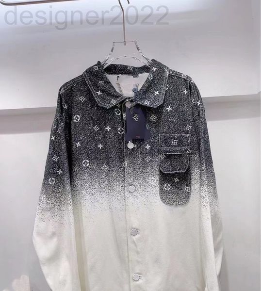 women's blouses & shirts designer star gradient shirt single breasted lapel print temperament men's and women's haur, White
women's blouses & shirts designer star gradient shirt single breasted lapel print temperament men's and women's haur, White