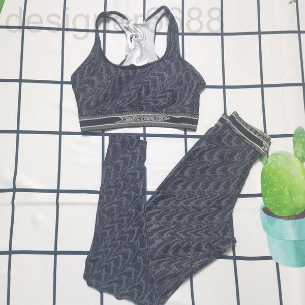 women's swimwear designer autumn and winter fashion trendy brand sports fitness yoga two-piece swimsuit d letter printing net red women, White;black
women's swimwear designer autumn and winter fashion trendy brand sports fitness yoga two-piece swimsuit d letter printing net red women, White;black