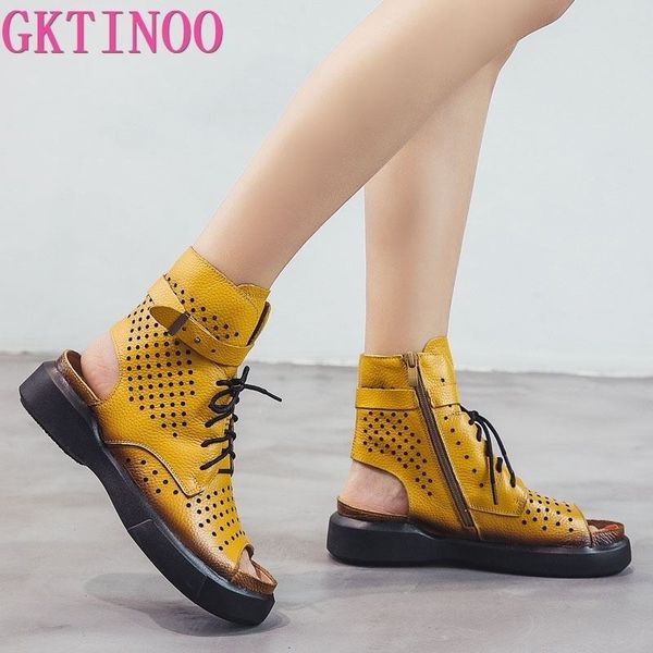 gktinoo 2021 fashion ladies sandals hollowout gladiator sandals women flat shoes open toe genuine leather summer cool boots 210226, Black
gktinoo 2021 fashion ladies sandals hollowout gladiator sandals women flat shoes open toe genuine leather summer cool boots 210226, Black