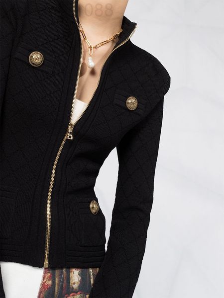 women's knits & tees designer xiaoxiangfeng slim fit zipper knitted rhomboid cardigan femininity celebrity coat european fashion z4ce, White
women's knits & tees designer xiaoxiangfeng slim fit zipper knitted rhomboid cardigan femininity celebrity coat european fashion z4ce, White