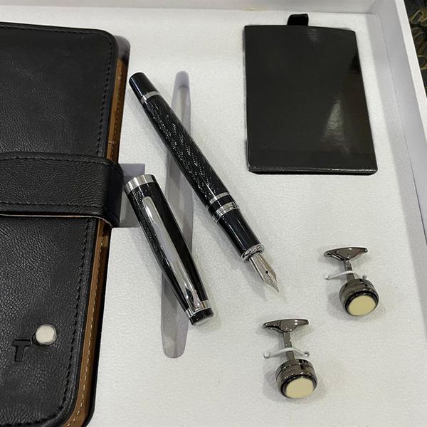 luxury designer cuff links for men cufflink pen set with exquisite package gift286h, Silver
luxury designer cuff links for men cufflink pen set with exquisite package gift286h, Silver