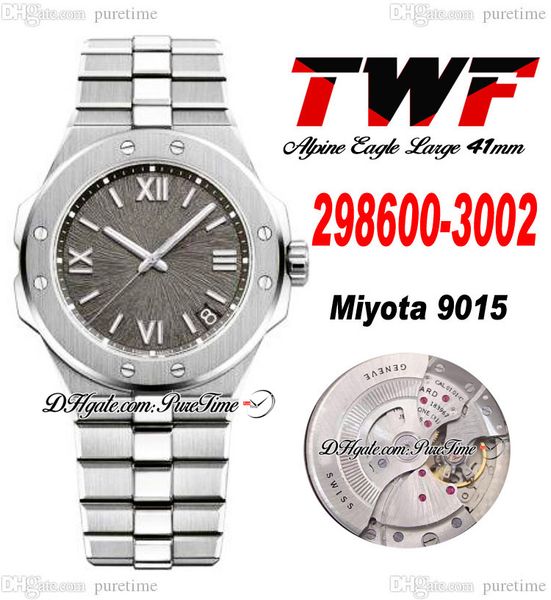 2022 alpine eagle large 298600-3002 miyota 9015 automatic mens watch 41mm gray texturd dial white roman stainless steel bracelet watches sup, Slivery;brown
2022 alpine eagle large 298600-3002 miyota 9015 automatic mens watch 41mm gray texturd dial white roman stainless steel bracelet watches sup, Slivery;brown
