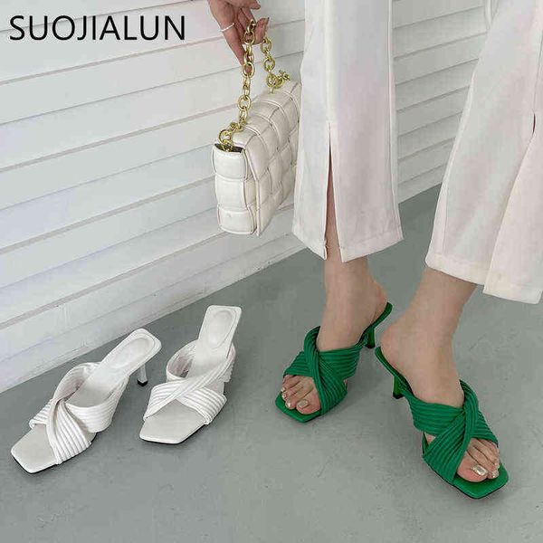 suojialun 2022 summer new brand women slipper fashion plaeted ladies green sandal thin high heel outdoor beach slides flip flops 220627, Black
suojialun 2022 summer new brand women slipper fashion plaeted ladies green sandal thin high heel outdoor beach slides flip flops 220627, Black