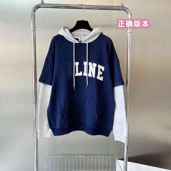 75% off factory direct online two piece sweater ce hoodie head contrast color splicing sleeve women's sweater women's loose versio, White
75% off factory direct online two piece sweater ce hoodie head contrast color splicing sleeve women's sweater women's loose versio, White