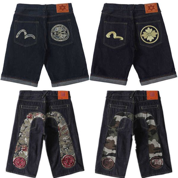 luxury designer for men fushen shorts fashion brand men's embroidered frayed small denim capris summer printed casual loose straight, Blue
luxury designer for men fushen shorts fashion brand men's embroidered frayed small denim capris summer printed casual loose straight, Blue