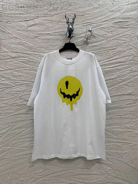 women's t-shirt designer b family high version correct printing dissolves smiling face short sleeve can be solid jc56, White
women's t-shirt designer b family high version correct printing dissolves smiling face short sleeve can be solid jc56, White