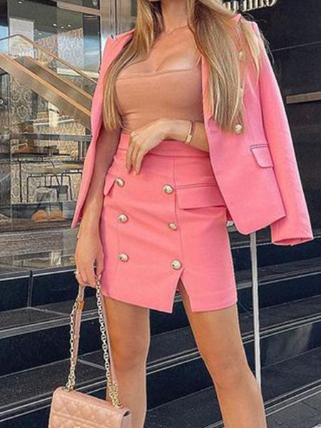 two piece dress women's long sleeve suit skirt two-piece blazer and set ladies 2 office clothes women, White
two piece dress women's long sleeve suit skirt two-piece blazer and set ladies 2 office clothes women, White
