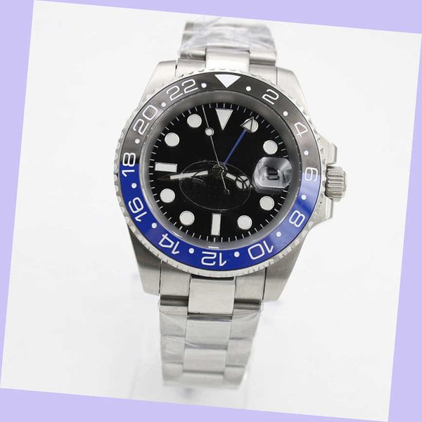 men 3866 automatic movement 116710 gmt batman ceramic sapphire black dial master 2 bracelet watch mens watches reloj, Slivery;brown
men 3866 automatic movement 116710 gmt batman ceramic sapphire black dial master 2 bracelet watch mens watches reloj, Slivery;brown