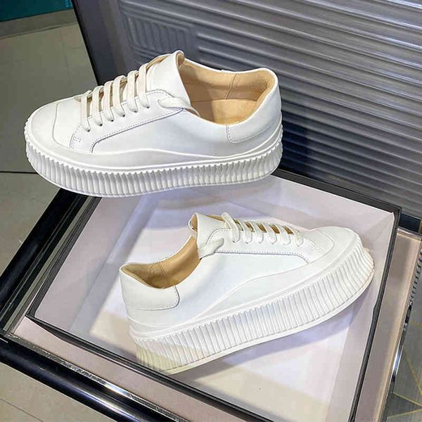 dress shoes high-quality spring autumn leather round toe platform lace-up women's men's fashion all-match couple 95wt, Black
dress shoes high-quality spring autumn leather round toe platform lace-up women's men's fashion all-match couple 95wt, Black