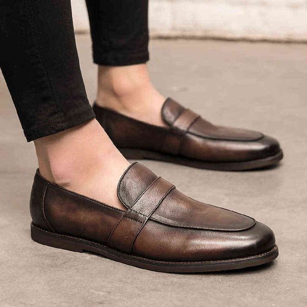 men's shoes men 2022 spring new leather business casual leather dressing shoes, Black
men's shoes men 2022 spring new leather business casual leather dressing shoes, Black