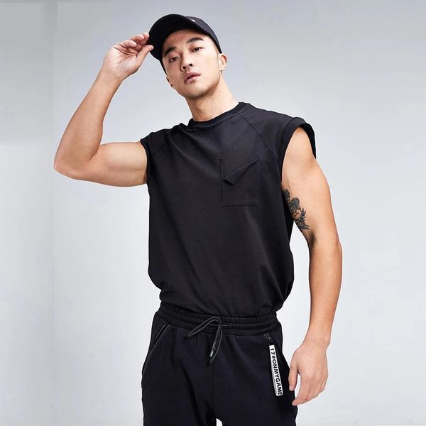 men' sports tank summer quick-dry breathable gym fitness workout men' vest muscle exercise sports clothing 220426, White;black
men' sports tank summer quick-dry breathable gym fitness workout men' vest muscle exercise sports clothing 220426, White;black