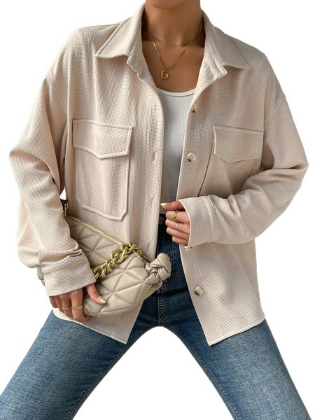 flap pocket drop shoulder coat 24sn#, Black 
flap pocket drop shoulder coat 24sn#, Black