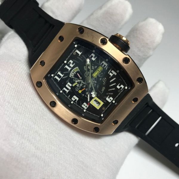 9 colours rose gold men luxury watch rose gold automatic self-winding glide smooth second hand white leather strap black wristwatch 42mm siz, Slivery;brown
9 colours rose gold men luxury watch rose gold automatic self-winding glide smooth second hand white leather strap black wristwatch 42mm siz, Slivery;brown