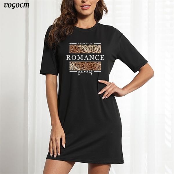 leopard women's dress letter print summer short es sleeve simple casual loose female party vestidos kawaii home 220330, Black;gray
leopard women's dress letter print summer short es sleeve simple casual loose female party vestidos kawaii home 220330, Black;gray