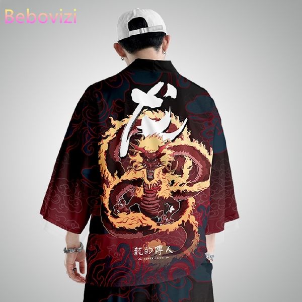 plus size dragon print beach japanese style anime kimono streetwear men women cardigan cosplay haori yukata harajuku robe, Red
plus size dragon print beach japanese style anime kimono streetwear men women cardigan cosplay haori yukata harajuku robe, Red