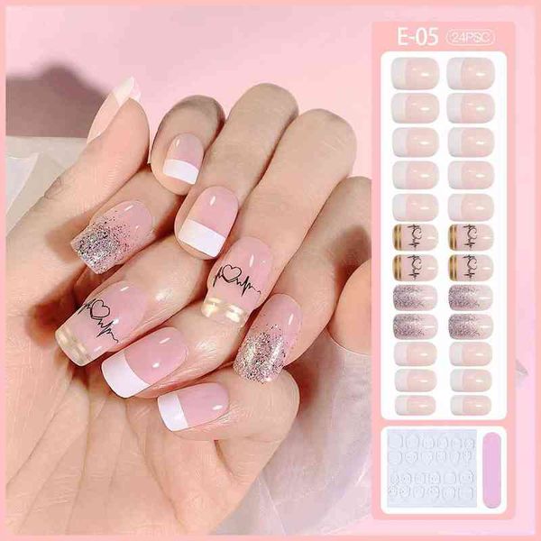 false nails 24pcs shiny glitter detachable french ballerina pink wearable fake full cover nail tips with design 0616, Red;gold
false nails 24pcs shiny glitter detachable french ballerina pink wearable fake full cover nail tips with design 0616, Red;gold