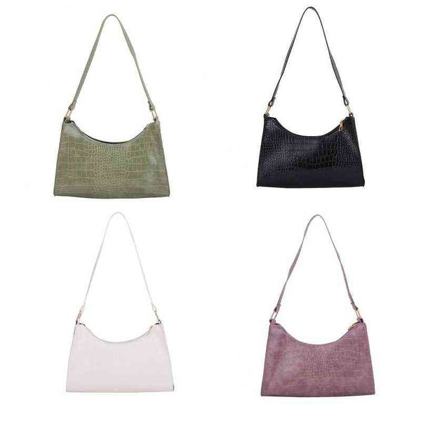 retro casual women's totes shoulder bag fashion pu leather handbags for women ladies clutch underarm bag g220519
retro casual women's totes shoulder bag fashion pu leather handbags for women ladies clutch underarm bag g220519