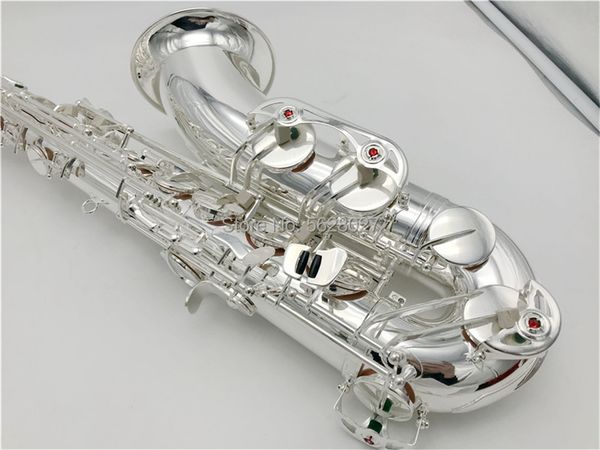 tenor saxophone drop b surface silver plated bb with bakelite mouthpiece flat sax brand instrument case
tenor saxophone drop b surface silver plated bb with bakelite mouthpiece flat sax brand instrument case