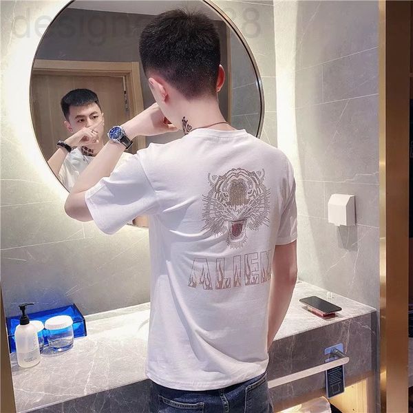 men's t-shirts designer short sleeve 2021 new net red brand trend ruffian handsome tiger head ice silk t-shirt slim summer bq0j, White;black
men's t-shirts designer short sleeve 2021 new net red brand trend ruffian handsome tiger head ice silk t-shirt slim summer bq0j, White;black