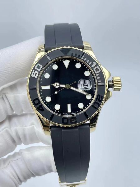 2022 new men's 42mm gold case automatic mechanical watch ym tape wristwatch montre de luxe, Slivery;brown
2022 new men's 42mm gold case automatic mechanical watch ym tape wristwatch montre de luxe, Slivery;brown