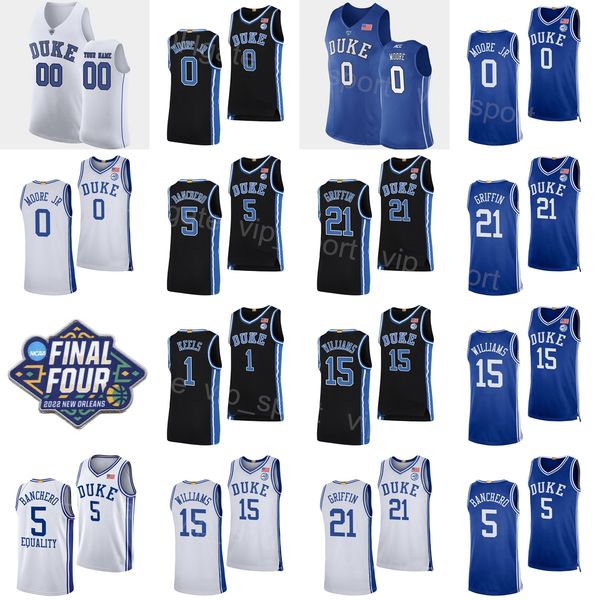 ncaa final four 2022 college basketball blue devils 0 wendell moore jr jersey 1 trevor keels 15 mark williams 21 aj griffin 3 jeremy roach 5, Black
ncaa final four 2022 college basketball blue devils 0 wendell moore jr jersey 1 trevor keels 15 mark williams 21 aj griffin 3 jeremy roach 5, Black