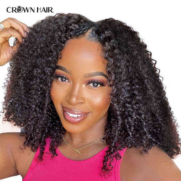 v part wig human hair full machine no leave out brazilian kinky curly wigs for women deep wave jerry glueless 220707, Black
v part wig human hair full machine no leave out brazilian kinky curly wigs for women deep wave jerry glueless 220707, Black