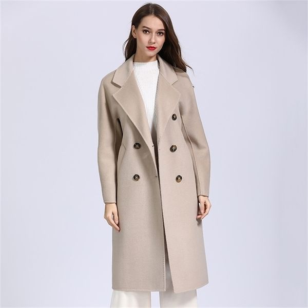 korean coats women pink coat double breasted coat camel coat coats women 201222, Black
korean coats women pink coat double breasted coat camel coat coats women 201222, Black
