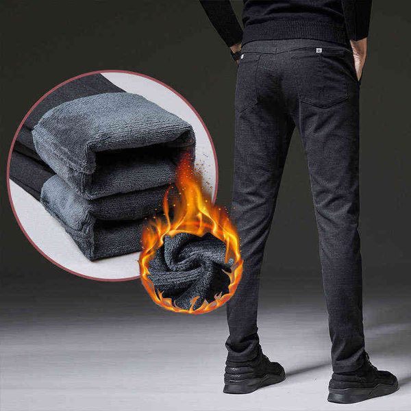 men jeans men's winter fleece fluff thicken warm casual pants men business straight elastic thick plaid cotton gray trousers male 638a, Black
men jeans men's winter fleece fluff thicken warm casual pants men business straight elastic thick plaid cotton gray trousers male 638a, Black