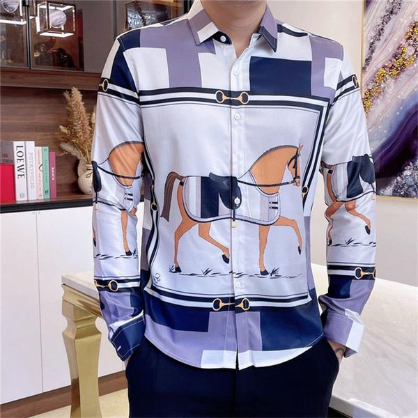 2021 men's business casual shirt men long sleeve striped slim fit masculina social male t-shirts new fashion man checked hoodies #, White;black
2021 men's business casual shirt men long sleeve striped slim fit masculina social male t-shirts new fashion man checked hoodies #, White;black