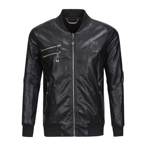 designer skull jacket men zipper slim fit short hip hop casual sport motorcycle faux leather coat black biker letters bomber man fashion lux, Black;brown
designer skull jacket men zipper slim fit short hip hop casual sport motorcycle faux leather coat black biker letters bomber man fashion lux, Black;brown