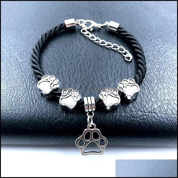 charm bracelets jewelry hand woven 8 colors rope chain bracelet for women hollow dog pet lovers whol dhn61, Golden;silver
charm bracelets jewelry hand woven 8 colors rope chain bracelet for women hollow dog pet lovers whol dhn61, Golden;silver