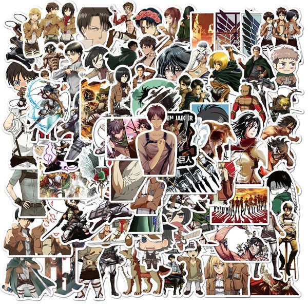 new 100pcs attack on titan anime comic cartoon stickers decals diy bike luggage skateboard lapgraffiti sticker classic kid toys
new 100pcs attack on titan anime comic cartoon stickers decals diy bike luggage skateboard lapgraffiti sticker classic kid toys