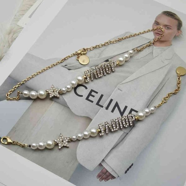 d di family inlaid pearl bracelet women2022 luxury brand fashion design versatile necklace, Silver
d di family inlaid pearl bracelet women2022 luxury brand fashion design versatile necklace, Silver