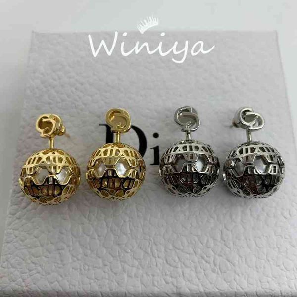 factory outlet earrings new year letter spherical women's high sense personality earrings, Golden
factory outlet earrings new year letter spherical women's high sense personality earrings, Golden