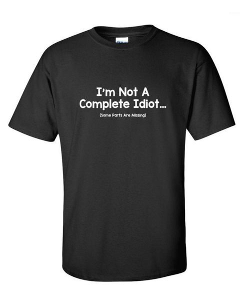 men's t-shirts i'm not a complete idiot humor graphic novelty sarcastic funny t shirt cotton vintage tees, White;black
men's t-shirts i'm not a complete idiot humor graphic novelty sarcastic funny t shirt cotton vintage tees, White;black