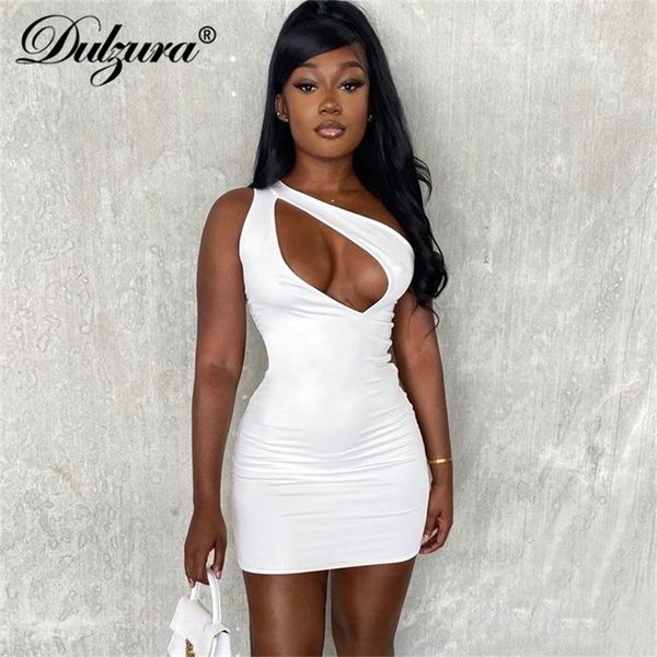 dulzura hollow out women one shoulder mini dress sleeveless bodycon streetwear party club elegant summer clothes 220613, Black;gray
dulzura hollow out women one shoulder mini dress sleeveless bodycon streetwear party club elegant summer clothes 220613, Black;gray