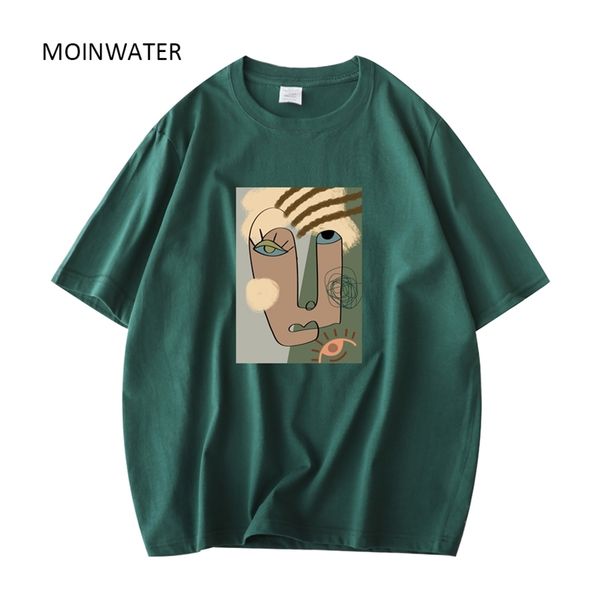 moinwater women abstract pattern t shirts female cotton green summer tees lady khaki short sleeve streetwear mt21027 220511, White
moinwater women abstract pattern t shirts female cotton green summer tees lady khaki short sleeve streetwear mt21027 220511, White