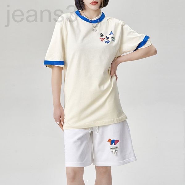 women's shorts designer chao brand ader 22 summer embroidered little printed pasted cloth shorts men's and women's loose capr, White;black
women's shorts designer chao brand ader 22 summer embroidered little printed pasted cloth shorts men's and women's loose capr, White;black