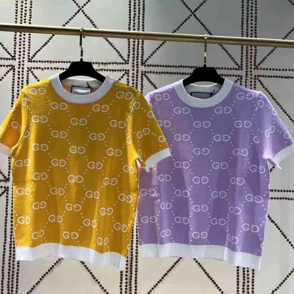 women's t-shirt g family candy color round neck short sleeve women's versatile thin letter jacquard fashion t-shirt syei, White
women's t-shirt g family candy color round neck short sleeve women's versatile thin letter jacquard fashion t-shirt syei, White
