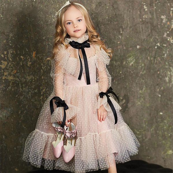 wholesale new childrens wedding dress dress girls long sleeve mesh birthday performance and show princess midi dress summer, White;blue
wholesale new childrens wedding dress dress girls long sleeve mesh birthday performance and show princess midi dress summer, White;blue