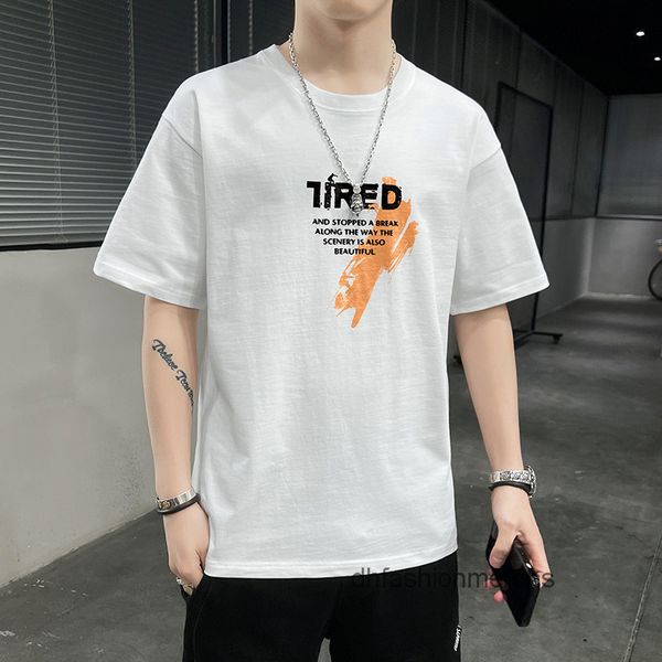 designer t shirt short sleeve tshirts mens new loose tshirts medium sleeve cotton brand large summer clothes, White;black
designer t shirt short sleeve tshirts mens new loose tshirts medium sleeve cotton brand large summer clothes, White;black