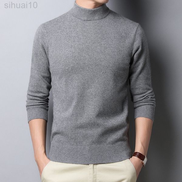 half sweater new fashion spring autumn men temperament warm slim classic s l220801, White;black
half sweater new fashion spring autumn men temperament warm slim classic s l220801, White;black
