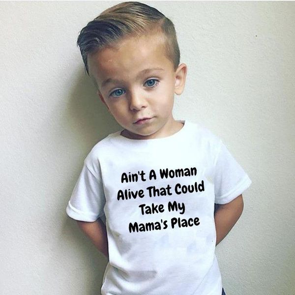 t-shirts ain't a women alive that could take my mama's place boys girls letter printed t shirt short sleeve casual clothes baby fa, Blue
t-shirts ain't a women alive that could take my mama's place boys girls letter printed t shirt short sleeve casual clothes baby fa, Blue