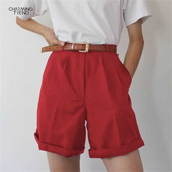 fashion summer short casual leg loose short pants high waist boyfriend high waist short vintage casual shorts 210702, White;black
fashion summer short casual leg loose short pants high waist boyfriend high waist short vintage casual shorts 210702, White;black